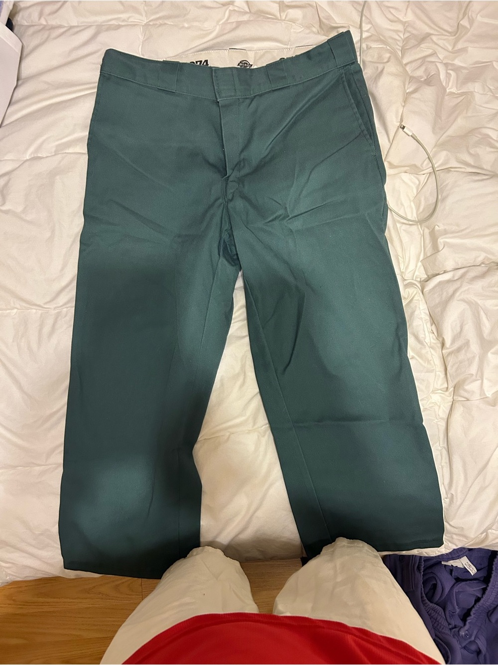 Dickies Teal Work Chinos